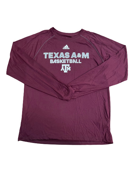 Баскетбольная рубашка Adidas NCAA Texas A&M темно-бордового цвета  