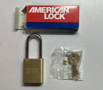American Lock Brass Padlock A3651D035KA, Keyed Alike, Long Shackle High Security