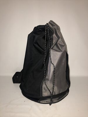 Canvas Bucket Bag With Bottom Zipper Pouch Vintage 90s Leed s Backpack Unisex
