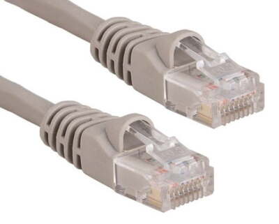 RiteAV Cat6 Network Ethernet Cable Gray 20ft (Certified Fluke Tested)