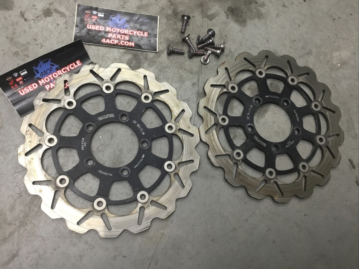 2004-2007 Kawasaki ZX10 Galfer Front Wave Rotors DF184FLW 04-07