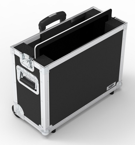 Apple iMac 21.5" LITE Flight Case with Pull Out Handle & Wheels - Picture 3 of 6