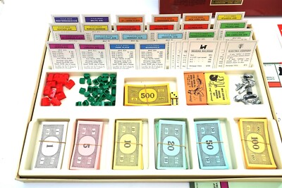 【激レア】 ヴィンテージ　MONOPOLY 　モノポリー　1964年版 Vintage 1964 Monopoly Game: Parker Brothers Red Oversize Box