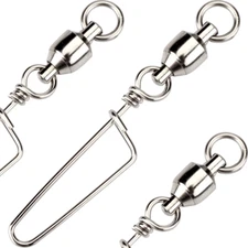 SCOTANK 50 Pcs Ball Bearing Swivel Coastlock Snap Clasp NEW