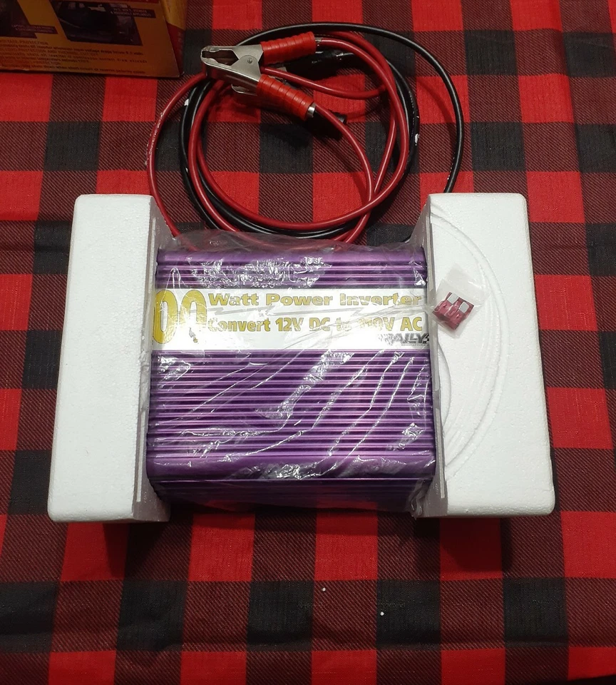 Vintage Rally 600 watt Power Inverter Open Box New Unused - Image 3 of 4