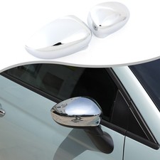 Passend Für 2009–2023 Fiat 500 Abarth 595 Außenspiegelkappen Glanz Optik 2Stück