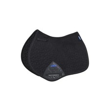 WeatherBeeta Suede Elite Air-Tec Jump Shaped Saddle Pad - Black