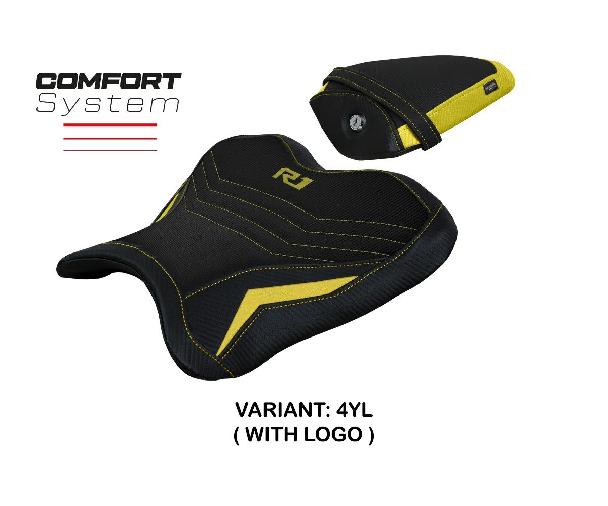 Seat saddle cover Kagran comfort system Yellow() TPZ Italia YAMAHA R1 2015 2022