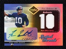 2003 Leaf Limited Threads Jersey Number 1/10 Fran Tarkenton #LT-41 Auto HOF c6q