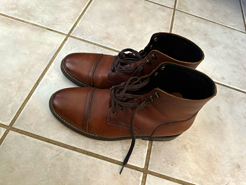 Thursday Boot Company Men’s Brown Leather Cap Toe Chukka Ankle Boots 10.5