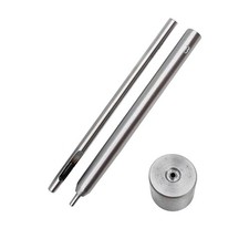 YiiSeeJo Eyelet Hole Punch Die Tool 3mm Grommet Setter Hollow Punch with Base...
