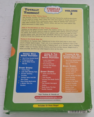 笑ウインドウ・笑ケース￼・笑タイム CD BOX ３巻セット Thomas & Friends, Totally Thomas Vol. 3, Dvd, 2004, 3-Disc Set | eBay