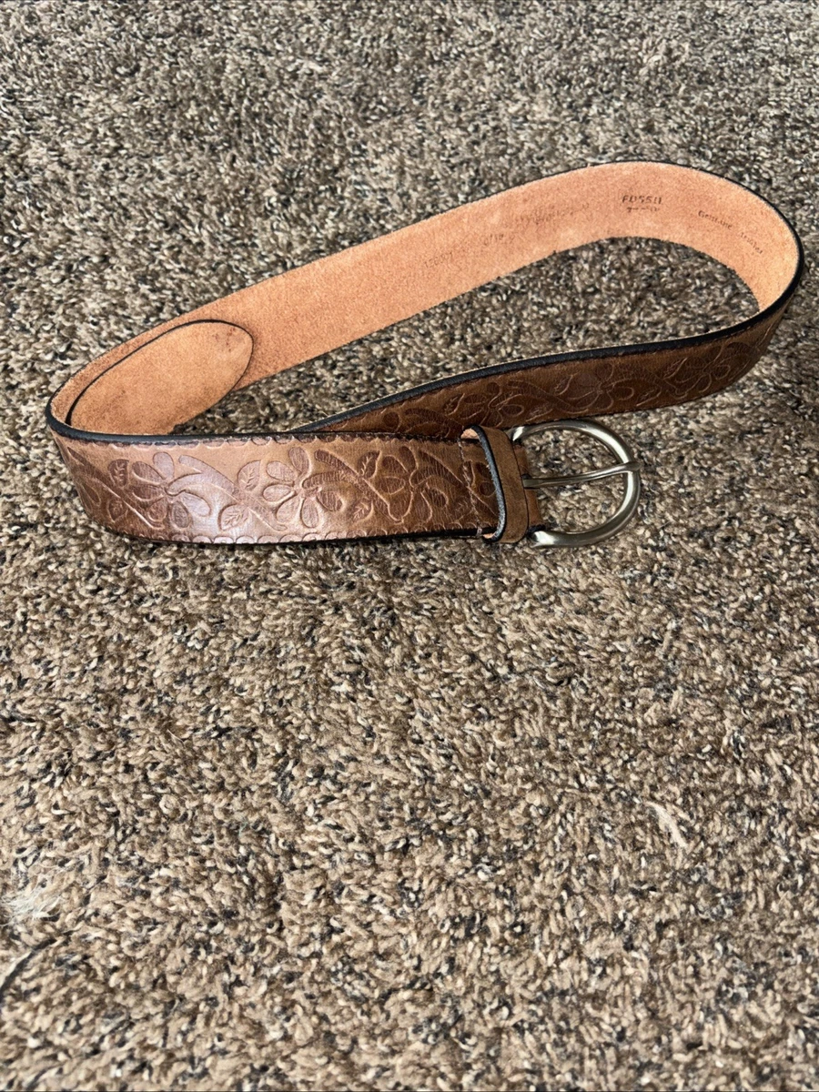 Fossil Leather Flower Belts for Women | eBay display picture 1