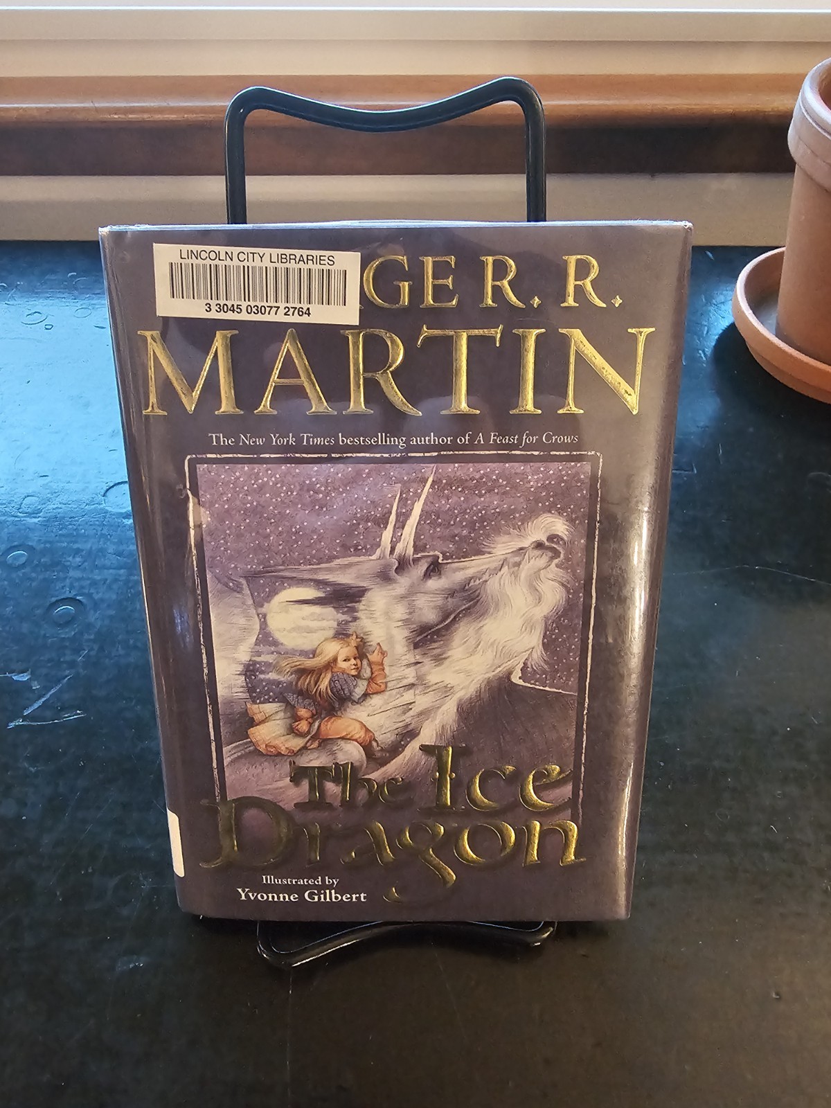 The Ice Dragon by George R. R. Martin, SIGNED, Ex-library