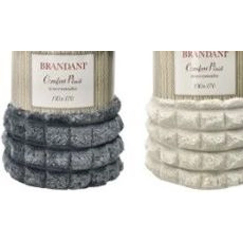 Plaid Scaccomatto BRANDANI Coperta Divano Morbida Scacchi Colori Assortiti, fotografia 6 di 9