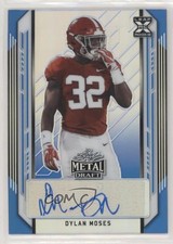 2021 Leaf Metal Draft Blue Rainbow 7/35 Dylan Moses #BA-DM1 Auto 4z8
