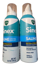 Vicks Sinex Saline Ultra Fine Nasal Mist Extra Strength 5oz X2 Exp: SEPT 2027 