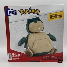 Pokémon Mega Mattel Construx Snorlax Building Set 246 Pcs HLB70