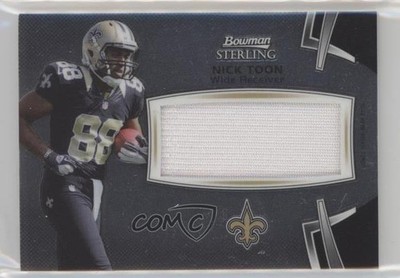 2012 Bowman Sterling Jumbo Rookie Relic Nick Toon #BSJRR-NT RC 1n0