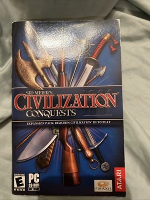 Sid Meier's Civilization IV Conquests Manual Only No Disc Game