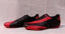 Raras Tenis Adidas Goodyear Racing CMF Para Hombre Talla 11 En Cuero Negro y Rojo