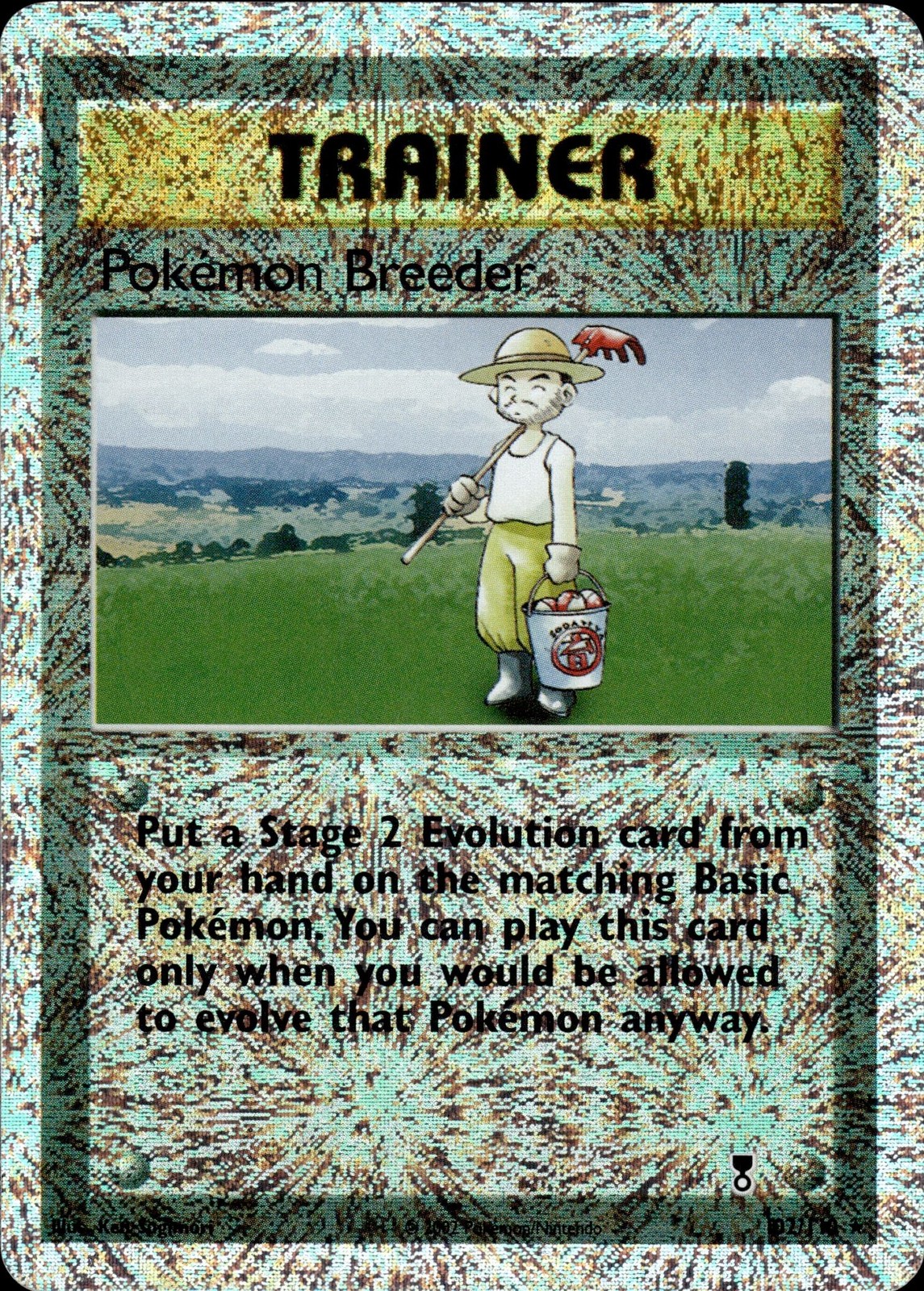 Pokemon Breeder 102/110 Rare Legendary Collection Pokemon Reverse Holo NM