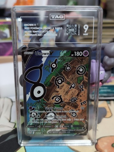 Unown V graded TAG 9 for sale on eBay