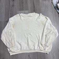 Vintage 1960s Heavily Repaired Big Size Sweatshirt.