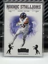 2024 Panini Contenders - Rookie Stallions Audric Estime #22 (RC)