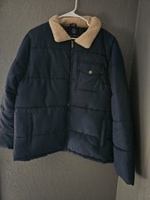 New Mens Falcon Hilltop Puffer Jacket Sherpa ...