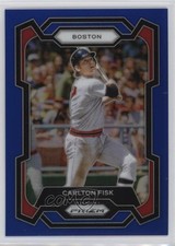 2024 Panini Prizm Blue Prizm 134/199 Carlton Fisk #233 HOF sc8