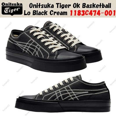 Onitsuka Tiger Ok Basketball Lo Black Cream 1183C474-001