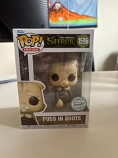 Funko Pop! Vinyl Puss In Boots (Retro) #1596 Shrek Exclusive