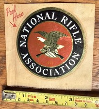 Rare Vintage Nra Sticker National Rifle Association Unused G