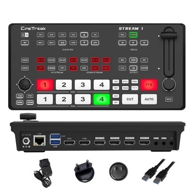 Livestream Switcher Landscape Portrait Mode Dual RTMP