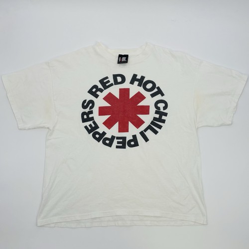 Vintage Red Hot Chili Peppers T Shirt Xl Giant Tag Band Rock RHCP VTG