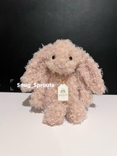 Authentic‼️ NWT Jellycat Bashful Luxe Bunny Curly 12“ - Sweet face!