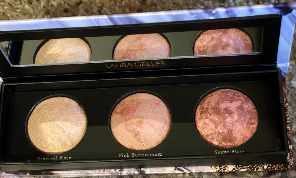 Laura Geller Geller's Greatest BETTER THEN EVER BLUSH TRIO Full Sz Palette *READ - Image 4 of 4