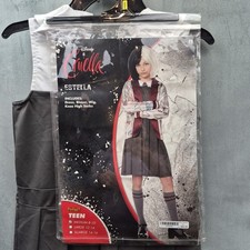 Cruella de Vil Estella Cruella Teen Costume Juniors Medium 8-10 New READ