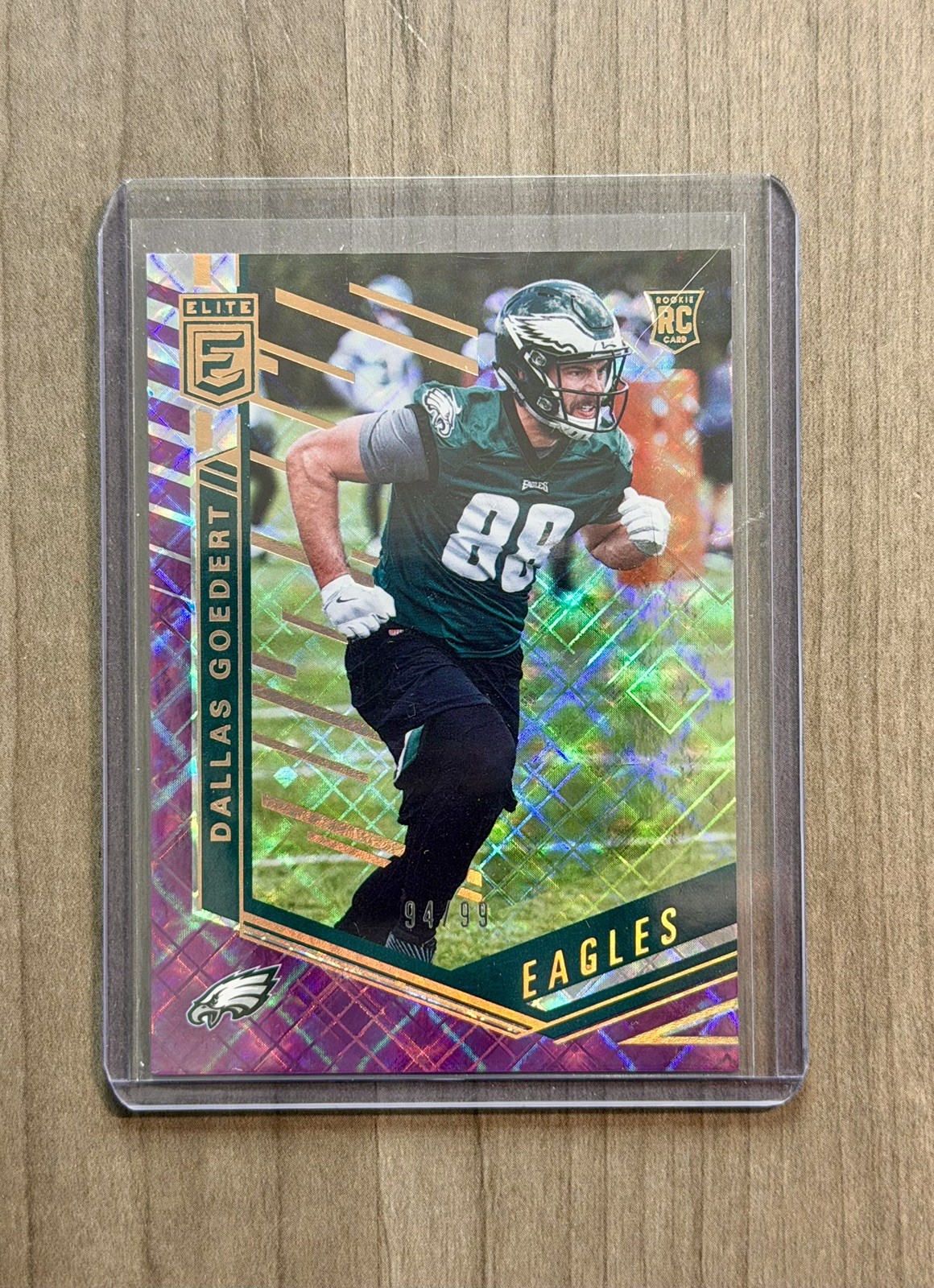 Dallas Goedert Panini Donruss Elite #189 Purple