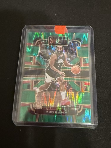 2023-24 Panini Select - Concourse James Harden #64 Green Flash Prizm
