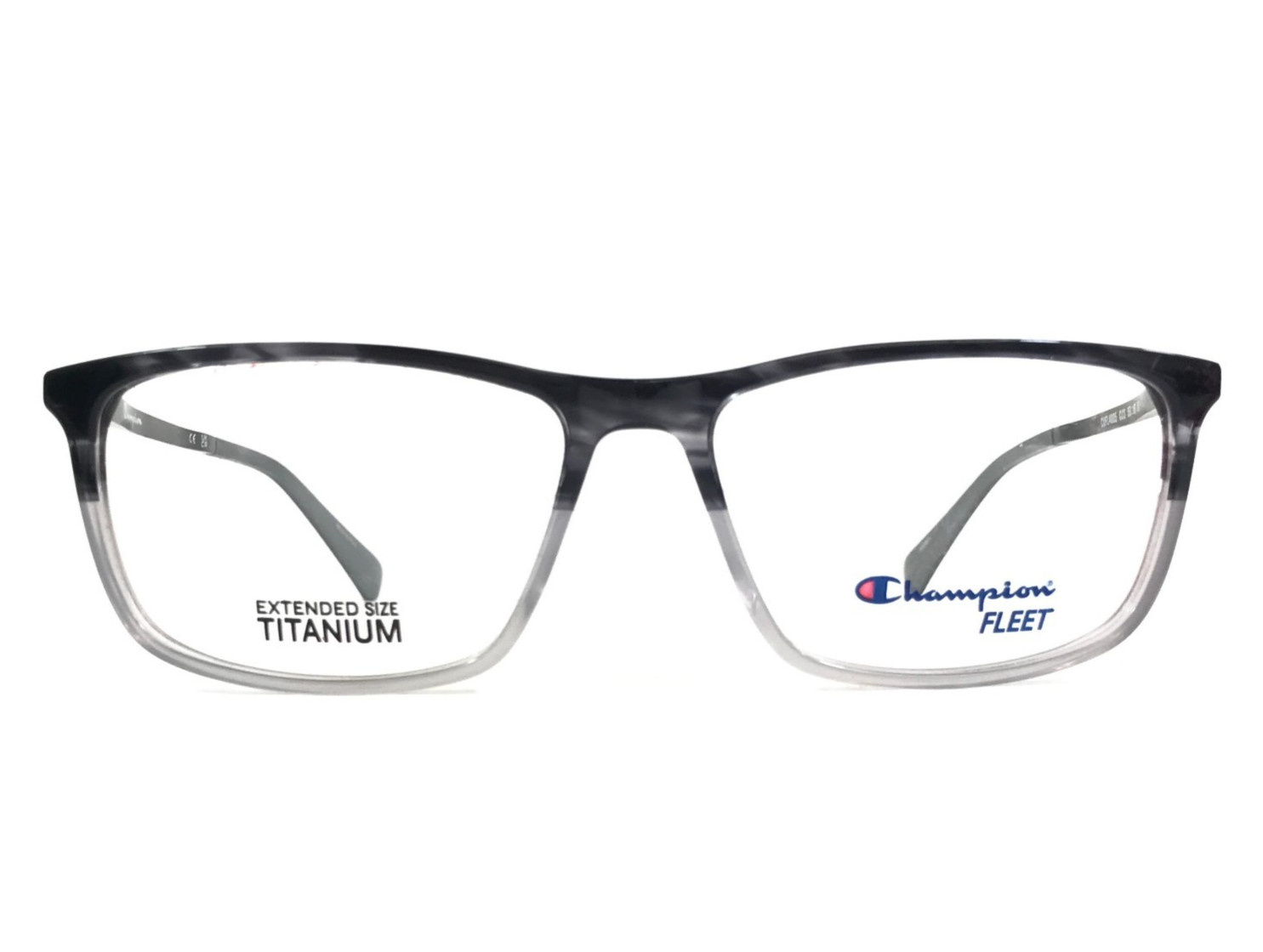 Champion Eyeglasses Frames CUFL4005 C03 Gray Horn Clear Extended Size 56-16-150 12990₽