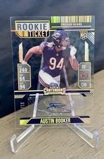 2024 Panini Contenders Austin Booker Rookie Ticket #298 [Clear Ticket Auto] 3/10