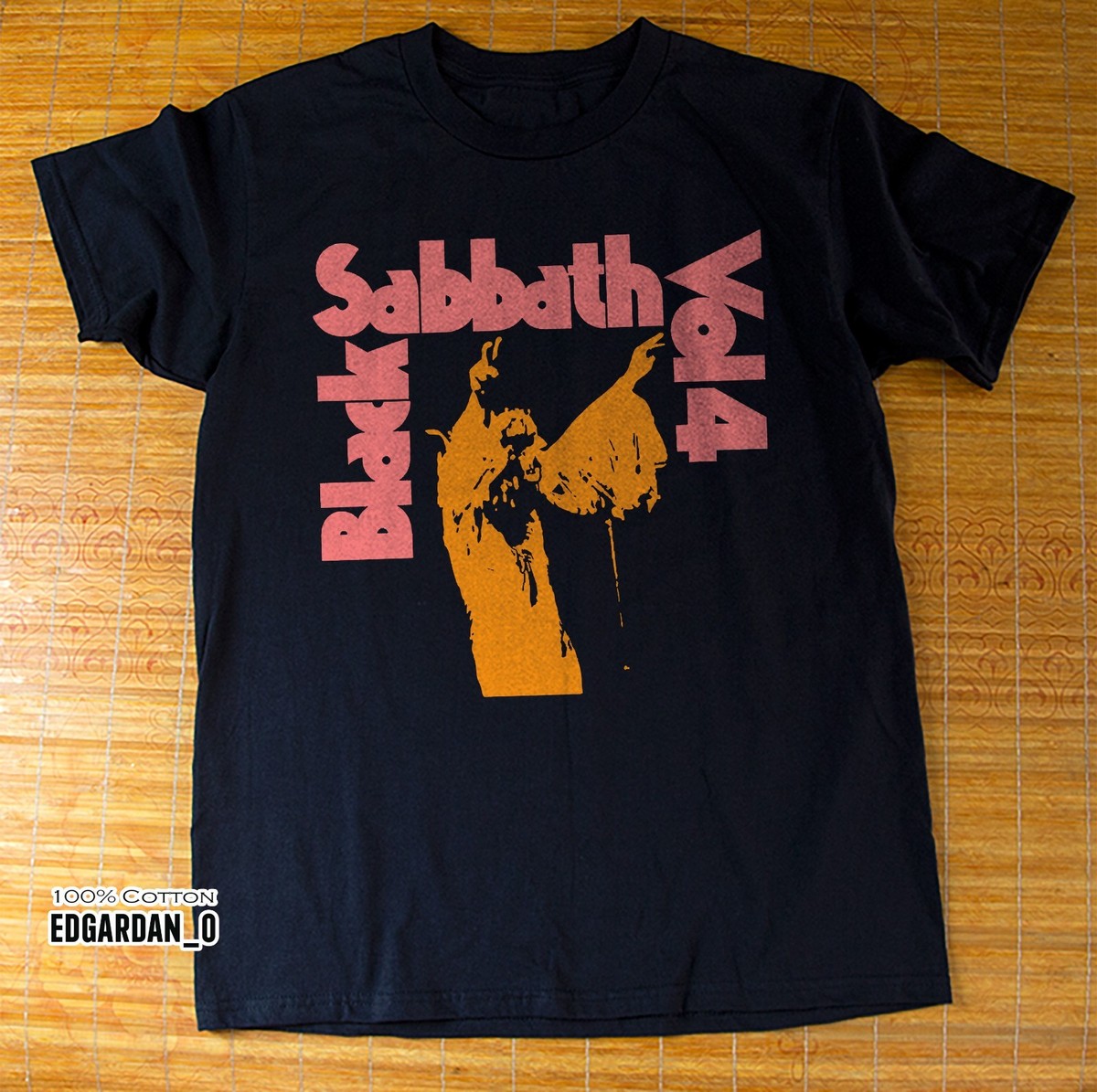 Black Sabbath Band Vol4 Album Heavy Metal Black Unisex T-shirt