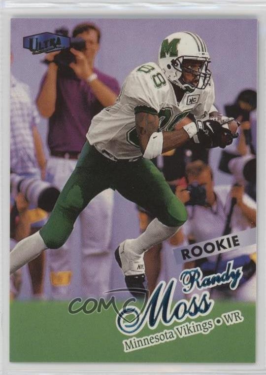 1998 Ultra Rookie Randy Moss #207 HOF 08m7