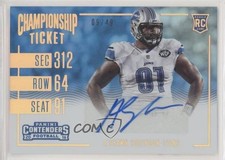 2016 Panini Contenders Championship Ticket 9/49 A'Shawn Robinson #254 Auto s3g