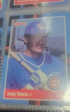 1988 Donruss - Jody Davis #119 Solid Blue Upper Right Corner