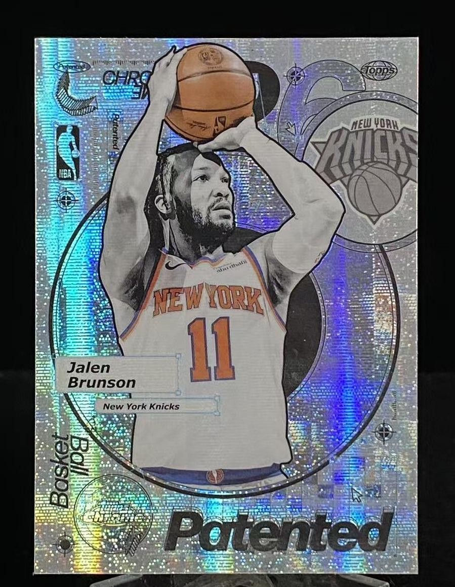 2025-26 Topps Chrome Jalen Brunson Patented SSP