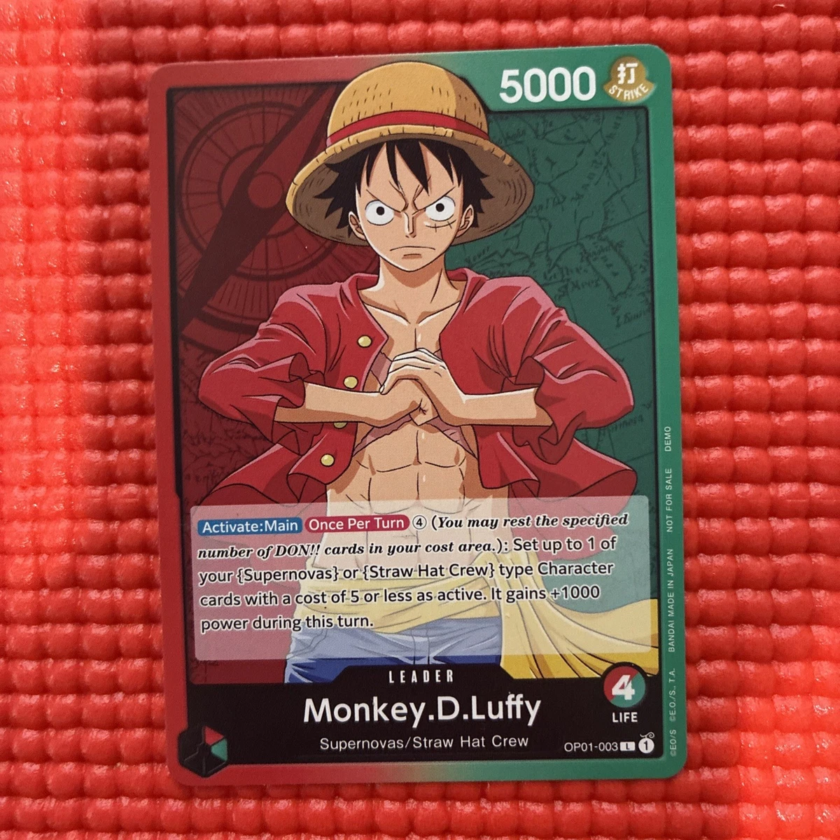 Monkey.D.Luffy OP01-003 Romance Dawn for sale | eBay