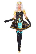 Adult Elf Princess Women Costume Black Womens Fairy Tales Costumes